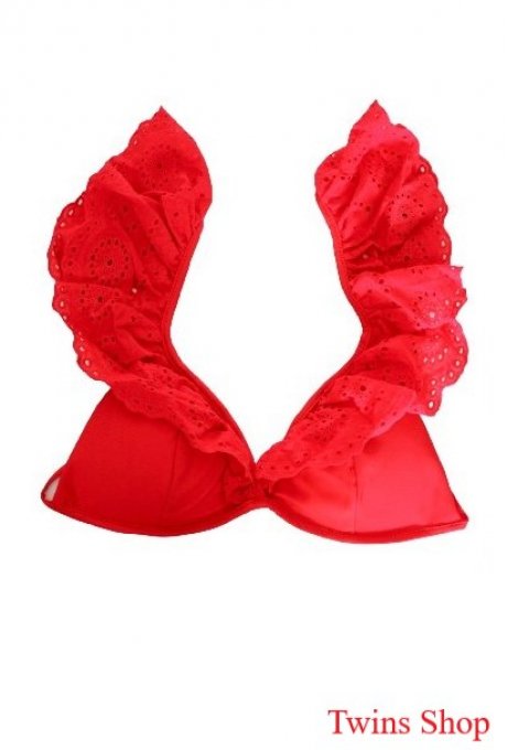 Top Maillot de bain Framboise