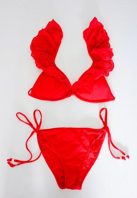 Bas de Maillot de bain Framboise 