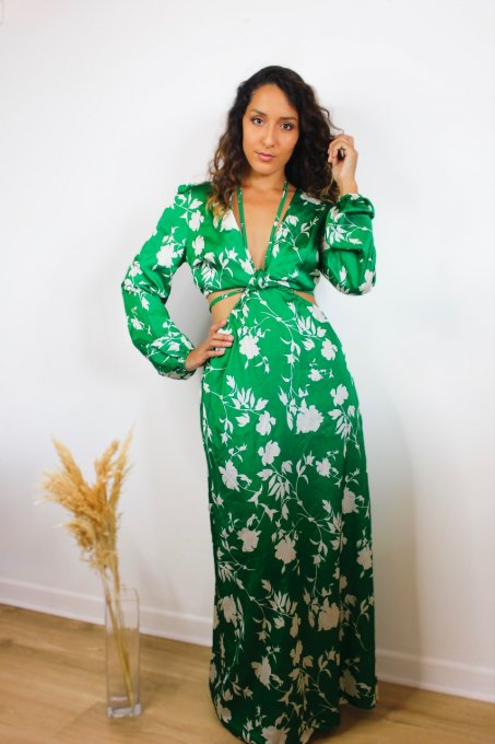 Robe Candice  Verte