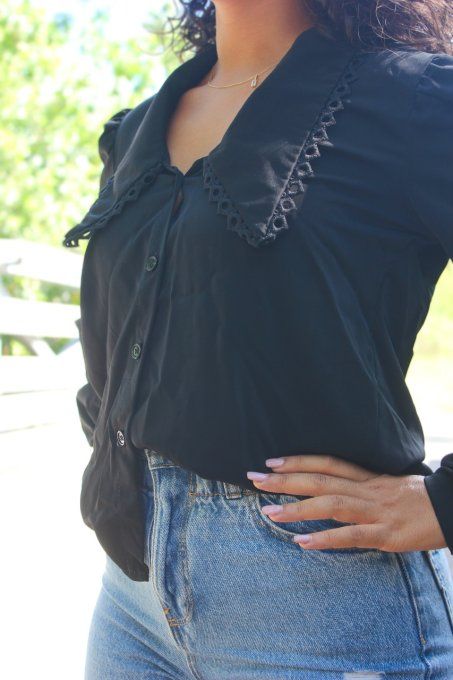Chemise Pauline  Noire