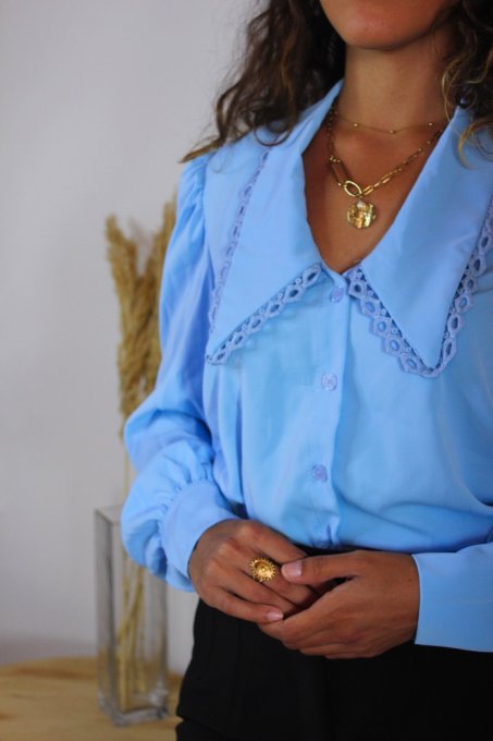 Chemise Pauline  Bleue