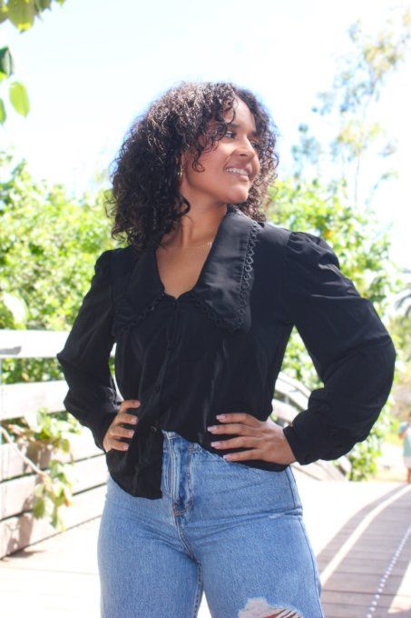 Chemise Pauline  Noire