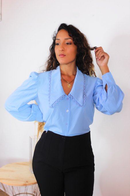 Chemise Pauline  Bleue