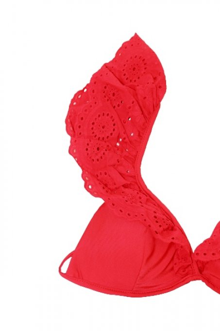 Top Maillot de bain Framboise