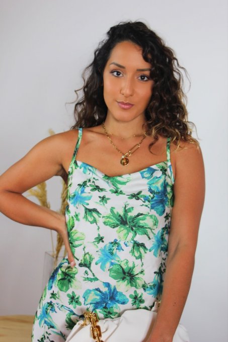 Robe Clemence  Verte
