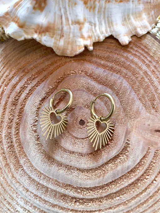Boucles d oreilles Amour