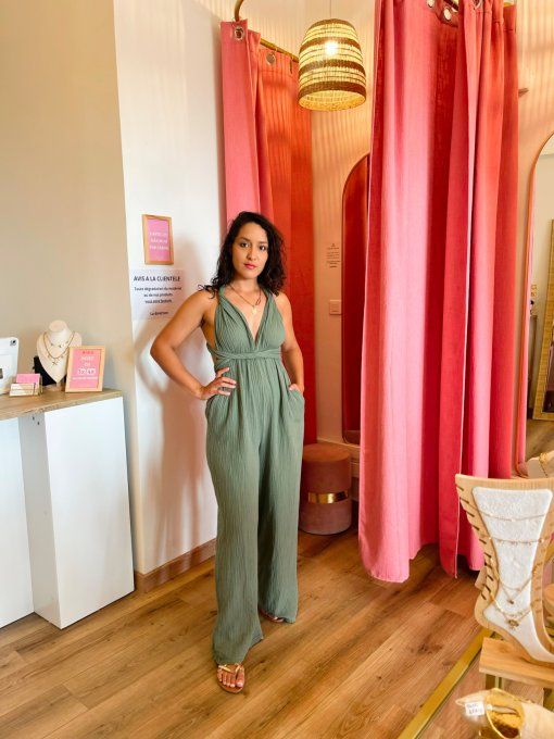 Combinaison Katty Multi-Positions Gaze de coton