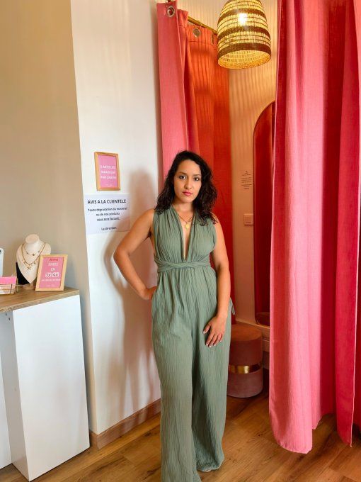 Combinaison Katty Multi-Positions Gaze de coton