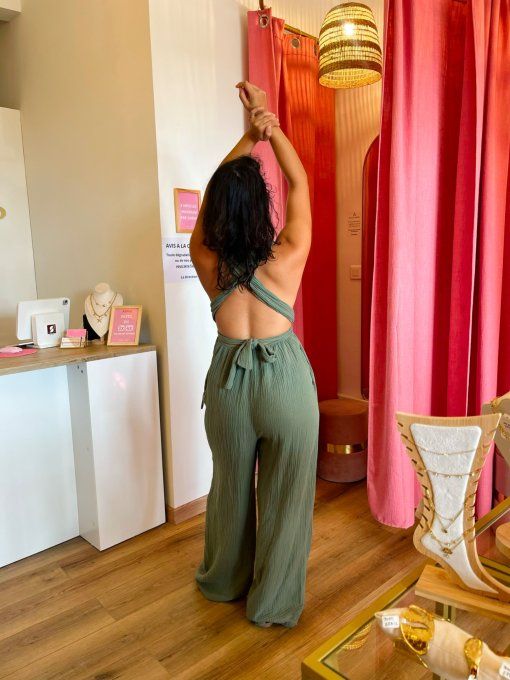 Combinaison Katty Multi-Positions Gaze de coton