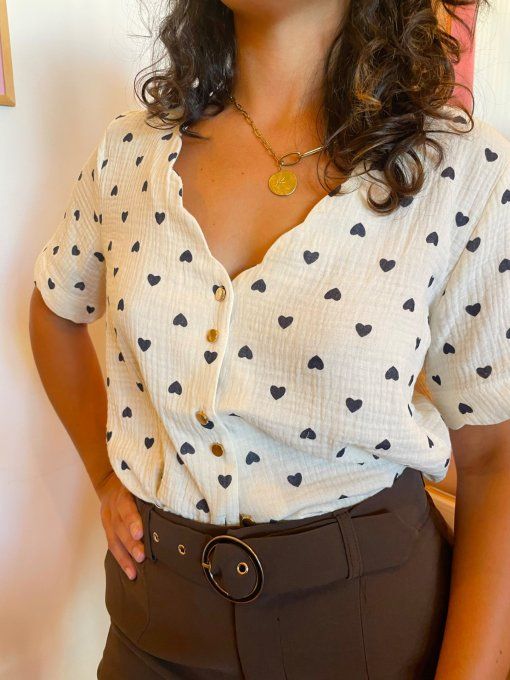 Chemisier Emmy GAZE DE COTON