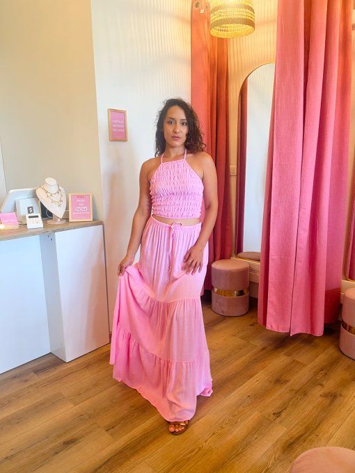 Ensemble Loréna rose