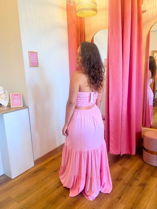Ensemble Loréna rose