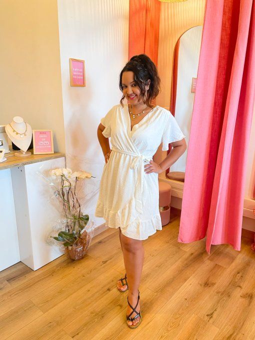 Robe Olympe   - Blanche