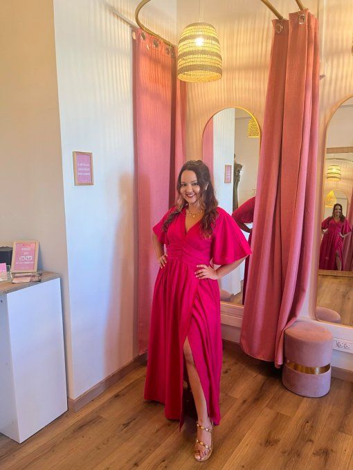 Robe Carolina Fuchsia