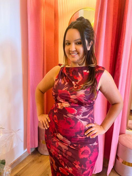 Robe Claudia - rouge