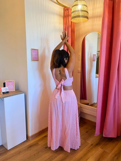 Robe Claudia Gaze de coton - Vichy