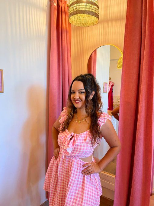 Robe Sarah - Vichy Gaze de coton