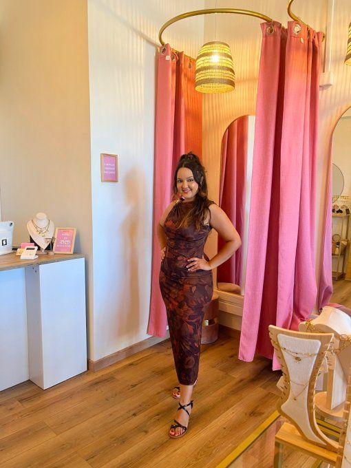 Robe Claudia - marron