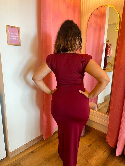 Robe Alba Bordeaux