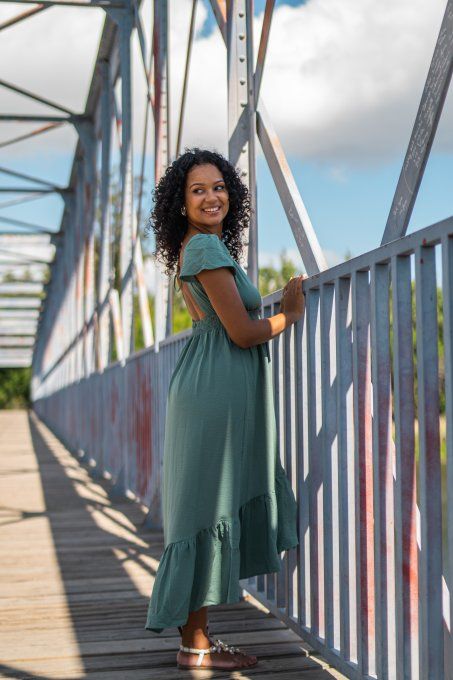 Robe Elise  Vert d eau