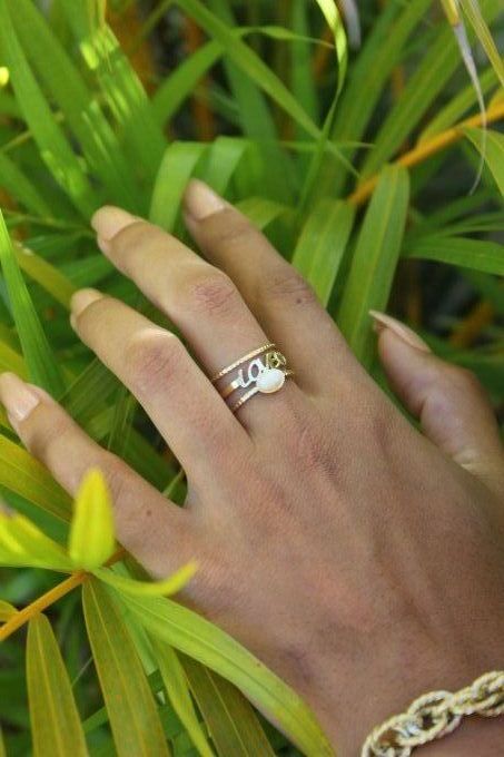 Bague Lovely  Blanche   