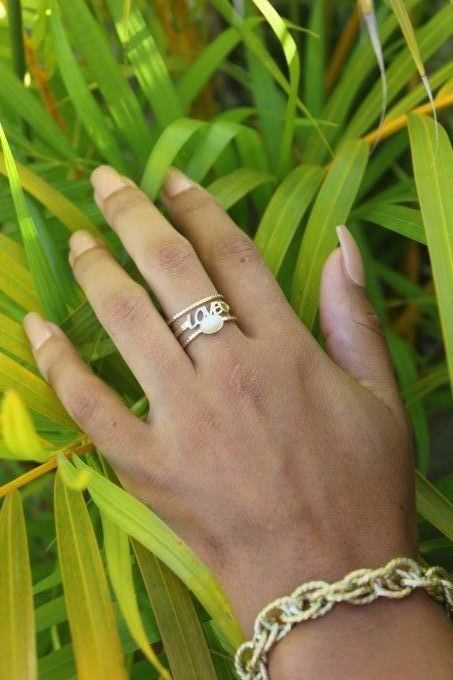 Bague Lovely  Blanche   