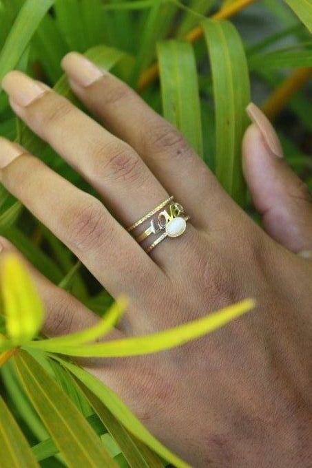 Bague Lovely  Blanche   