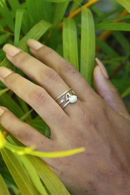 Bague Lovely - Blanche   