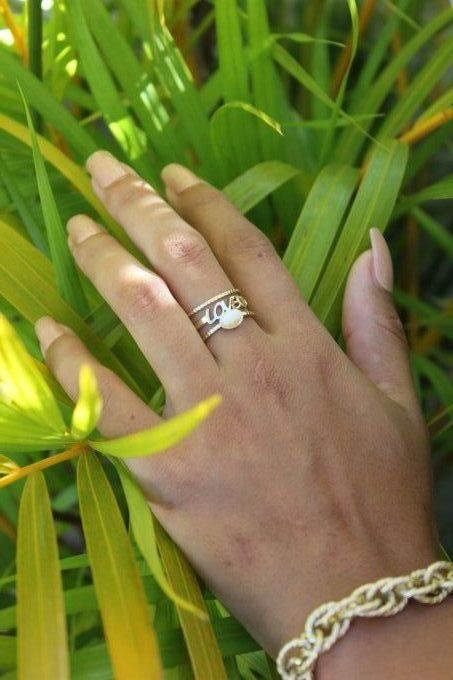 Bague Lovely  Blanche   