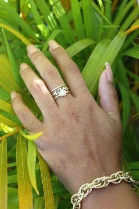 Bague Lovely  Blanche   